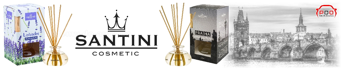 Santini aroma difuzéry - luxusní bytové vůně s ratanovími tyčinkami